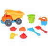 Set mare de basculante de nisip auto, matrite, lopata, greble