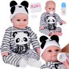 pol pl Urocza miekka Lalka Chlopiec 45cm jak zywa ubrana kombinezon Panda ZA5358 21398 10
