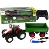 Tractor cu telecomanda cu remorca 1:24