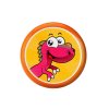 221215 1 letajici disk frisbee dinosaurus oranzovy