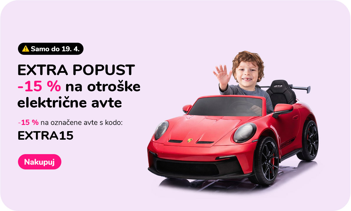EXTRA POPUST -15 % na otroške električne avte