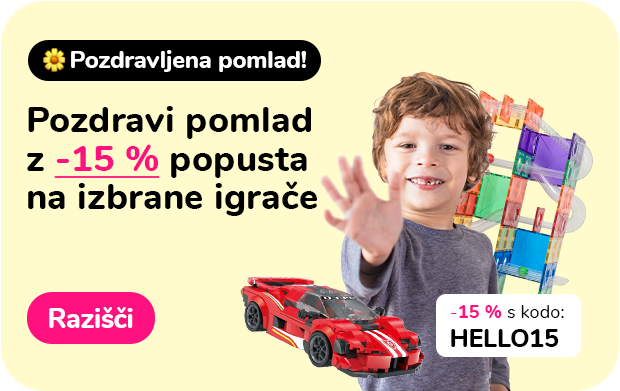 Pozdravi pomlad z -15 % popusta na izbrane igrače