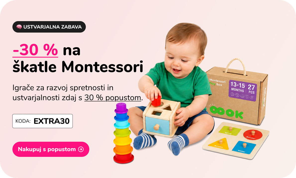 Igrače za razvoj spretnosti in ustvarjalnosti zdaj s 30 % popustom.