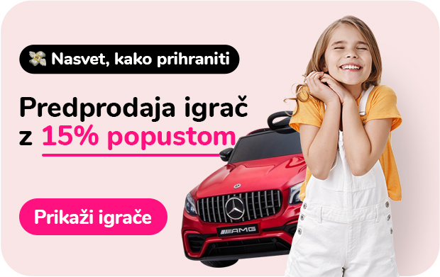 Predprodaja igrač z 15% popustom