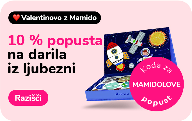 10 % popusta na darila iz ljubezni