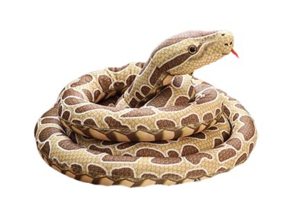 Plišasta igrača rjava kača 400 cm