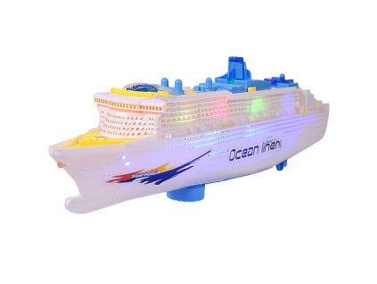 Potniška ladja za križarjenje z lučmi in zvoki