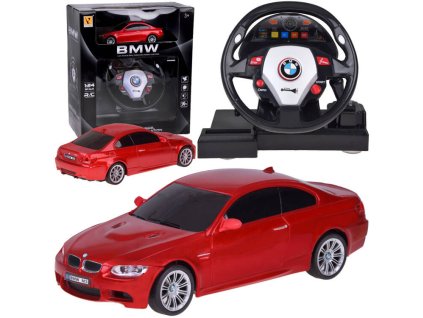 pol pl Autko z kierownica Sportowe BMW 1 24 Zdalnie sterowany samochod RC0661 21102 1