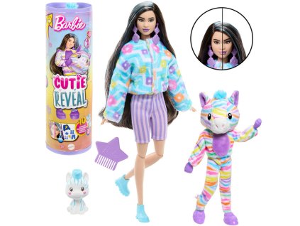pol pl Mattel Barbie lalka Cutie Reveal Slodkie marzenia ZEBRA akcesoria ZA6052 22925 1