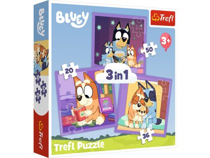 pol pl Puzzle 3w1 20 36 50 Poznaj Bluey Trefl 34895 28224 1