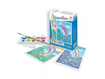 240669 akvarely mini delfini