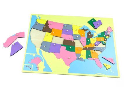 235146 puzzle mapa usa bez rameku
