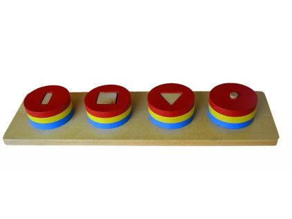 235281 barevne kruhove cihly s rznymi tvary uvnit