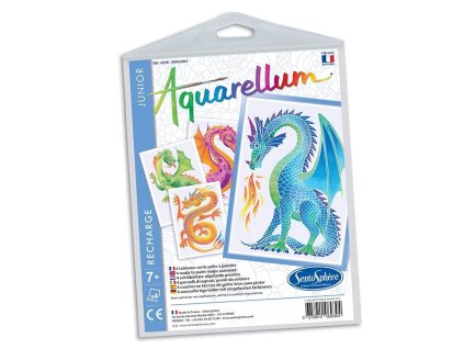 240720 sada obrazku akvarely junior draci