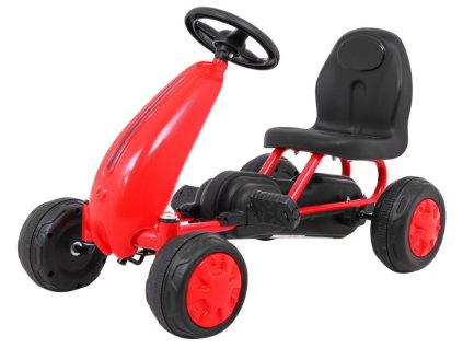 Otroški gokart na pedala rdeč - Odpakirano - R-B001.CR
