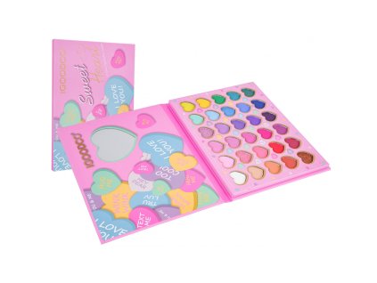 mega zestaw do makijazu serduszka