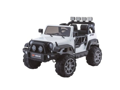 Dětské elektrické autíčko Jeep HP012 bílé1