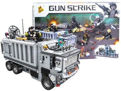 Stavebnice policejní stanice a protiteroristický vůz