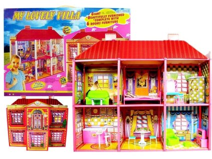 Domeček pro panenky s nábytkem 5