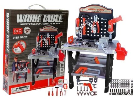 Velká dětská dílna s nářadím 75 cm 4