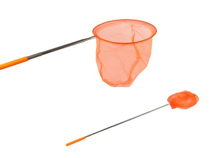 Zložljiva mreža za metulje in insekte 85 cm oranžna