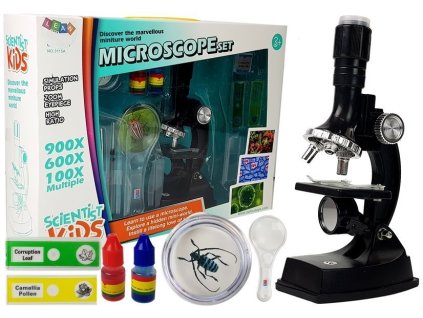 Otroški izobraževalni mikroskop 900x 600x 100x