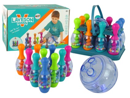 Bowling set s svetlobno kroglo