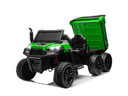 Elektrické autíčko Farmer Truck 6x6 Sklápěcí 60kg zelené A730 2