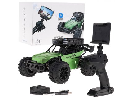Terénní autíčko na dálkové ovládání Off road FPV s kamerou zelené1