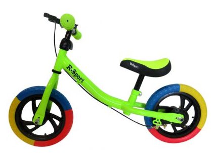 Otroški poganjalec R6 12" zelen