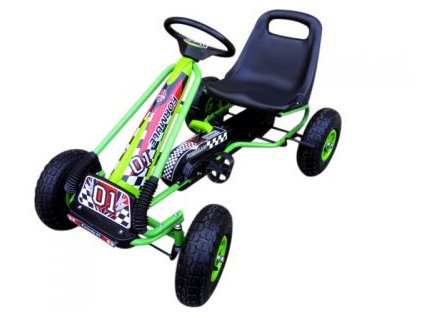 Go-kart na pedala G1 zelen