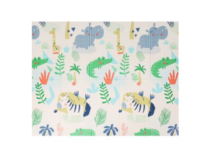 207569 7 penova oboustranna skladaci podlozka na hrani 180 x 200 cm zvirata