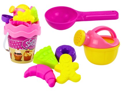 pol pl Zestaw Do Piasku Wiaderko Konewka Foremki Rozowe Slodkosci 8 ele 18547 1
