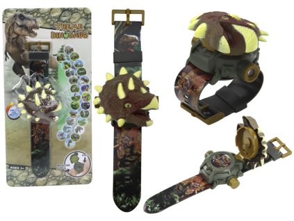 3D projektor ura dinozaver triceratops 22 cm x 5 cm x 3 cm