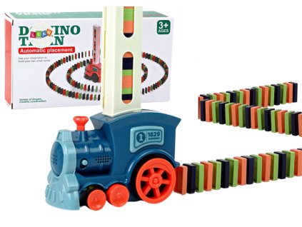 Barevná lokomotiva domino se zvuky