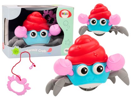 Pisani raztegljiv plazeči se interaktivni rak.