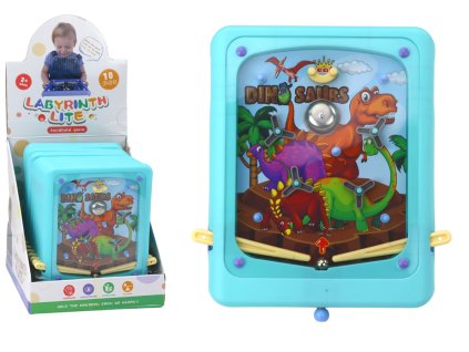 212893 hra obratnosti flipper dinosauri modra deska