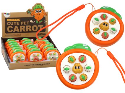 Mini spretnostna igra Whack-A-Mole Korenčki oranžna