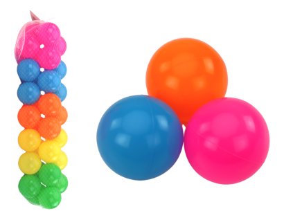 Set barvnih plastičnih žogic za bazen 7 cm 30 kos