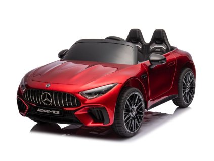 Elektrické autíčko Mercedes AMG SL63 24V 2x200W lakované červené09