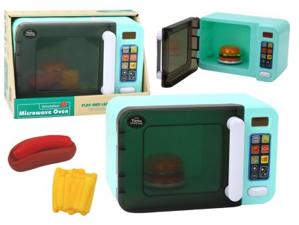 pol pl Kuchenka Mikrofalowa Mikrofala Zabawkowa Turkusowa Dodatki 17714 1