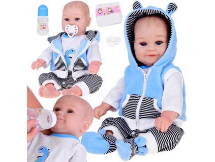 pol pl Realistyczna Lalka Chlopiec 50cm Uroczy bobas gaworzy smieje sie ZA5357 21397 11