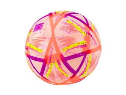 Gumijasta žoga z vzorci 24 cm oranžna