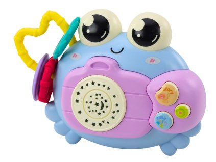 Interaktivni ropotuljica rak z projektorjem moder