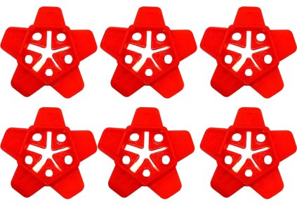 Križni distančniki zvezdaste oblike za ploščice 100 kosov