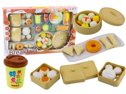 Zajtrkovni set s posodami za zelenjavo in jedi 38 delov