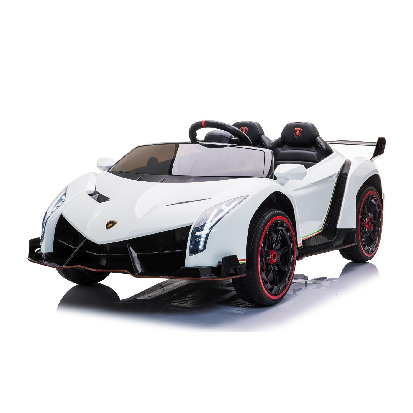 Električni avtomobilček Lamborghini Veneno 4x4 bel