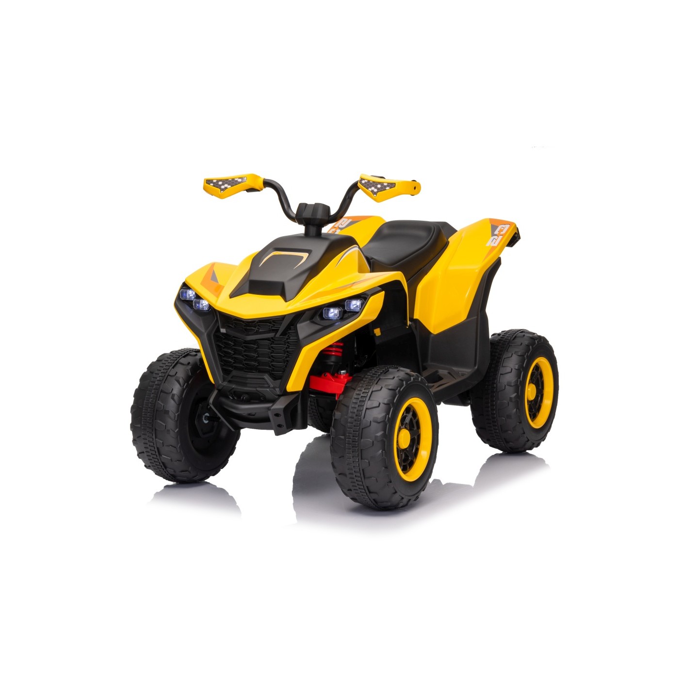 Otroški električni štirikolesnik Fast Wheel 4x4 rumene barve
