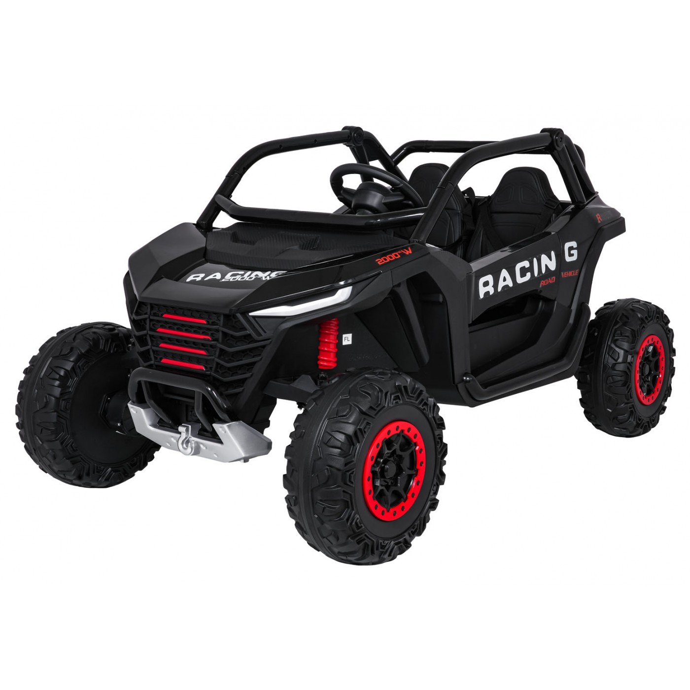 Električni avtomobilček RACING Road 2000 4x120W 24V črne barve