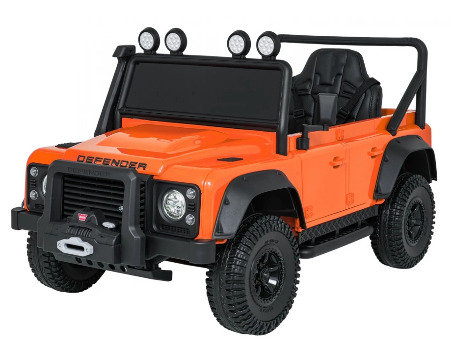 Otroški električni avtomobilček Land Rover Defender 110 SVX Concept oranžen